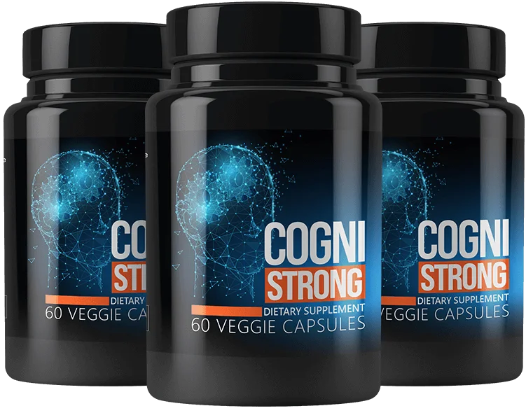 CogniStrong Brain Support Supplement - 3 Bottles Pack USA